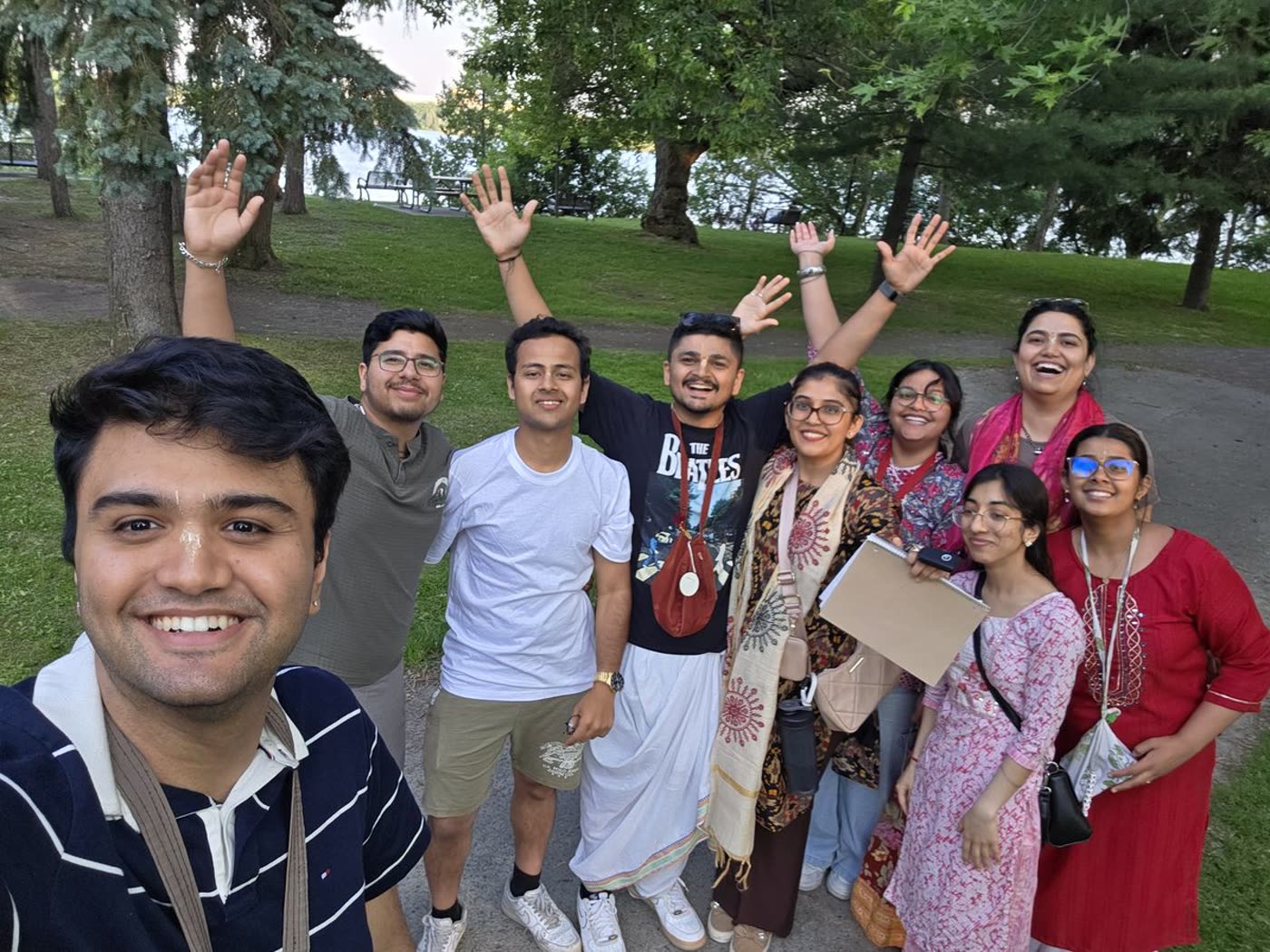Sudbury Bhakti Centre devotees at Bell Park